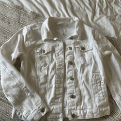 Time and tru White Jean Jacket size S