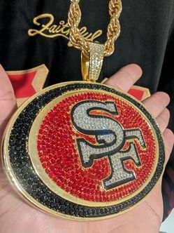 49er faithful inspired pendant