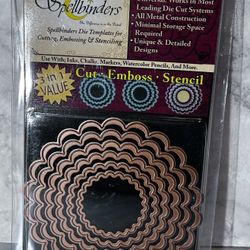 Spellbinders Nestabilities Classic Scalloped Circles Large Die Cut Set S4-124
