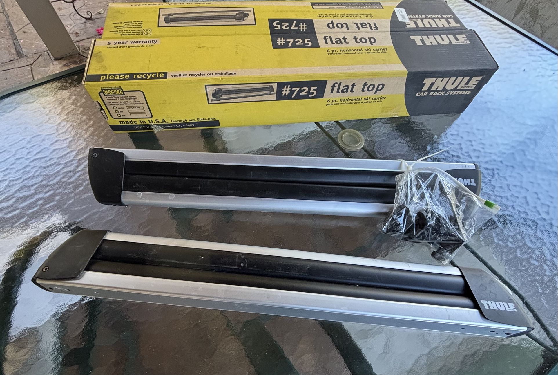Ski Rack For Roof Rack Mounting