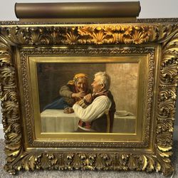 Rare Signed 19th Century Oil Painting – C. Rinaldi Firenze
