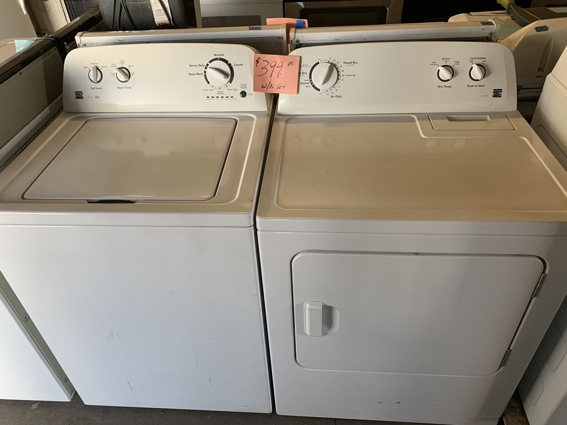 Kenmore Washer & Dryer Set