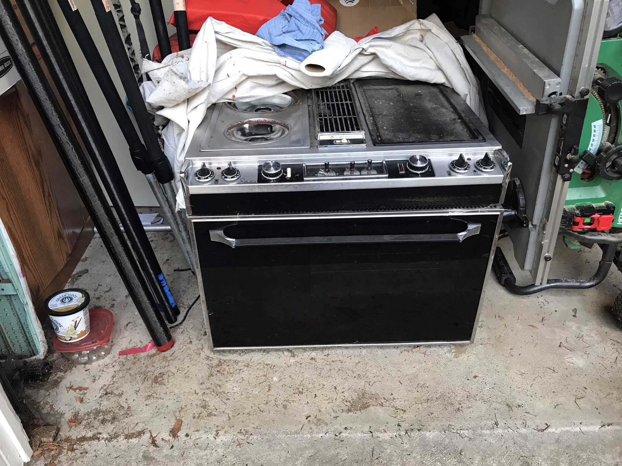Kitchen Range Stove, Electric