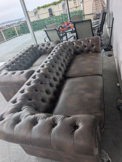 Leather Couch set