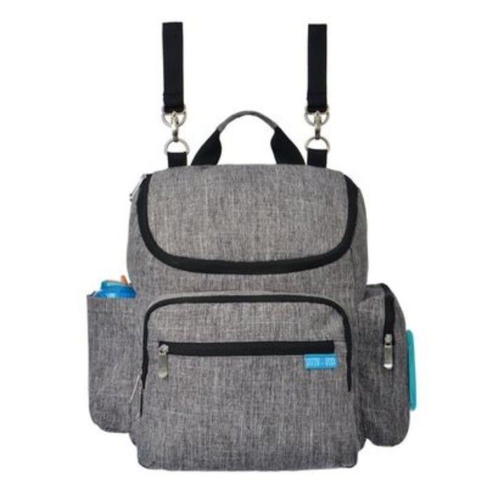 Baby Backpack Diaper Bag Grey