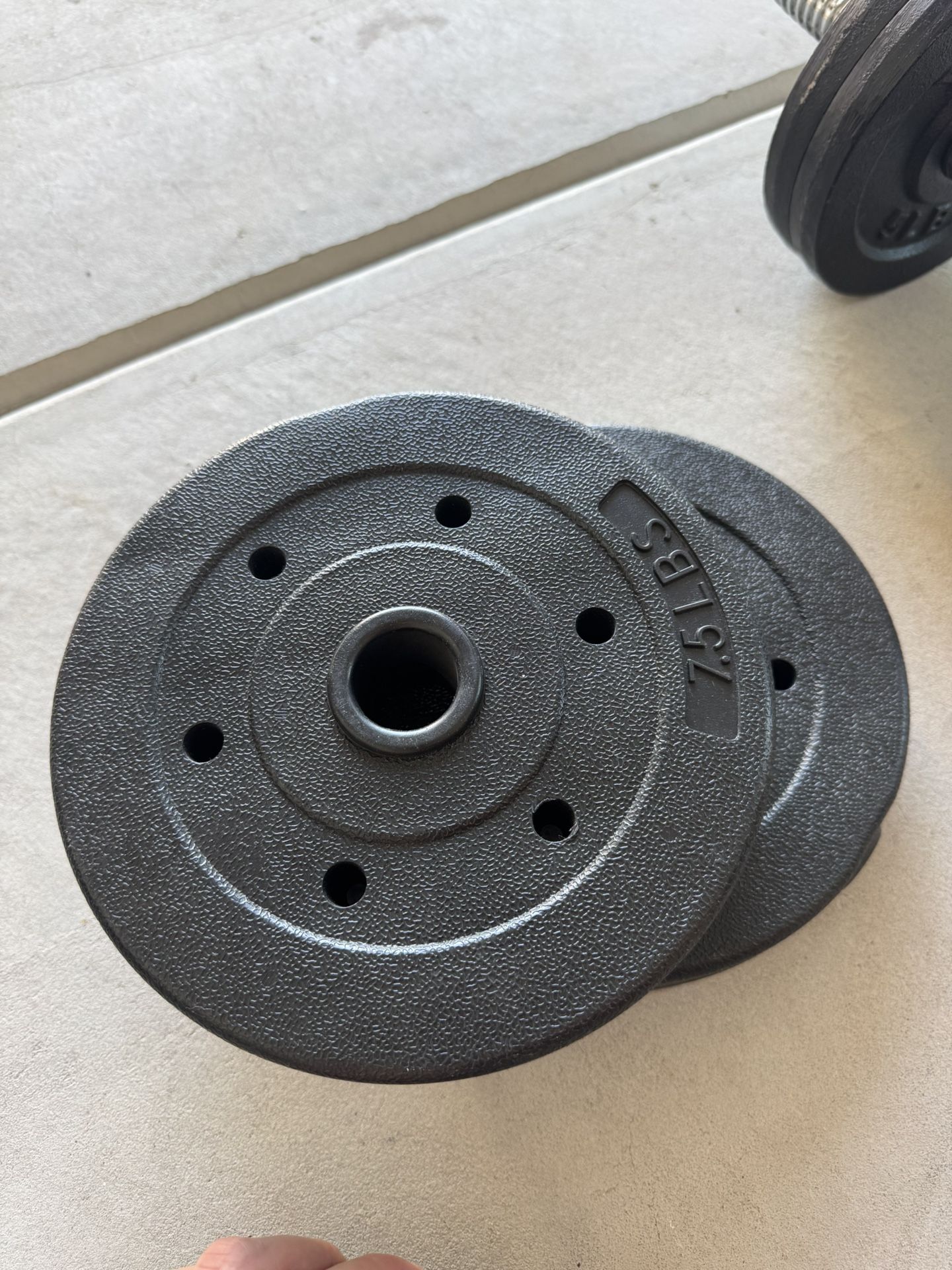 7.5 Lb Weights X 2