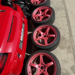 Rays Gramlight 57CR Sakura Pink 5x114 18x9.5 +38