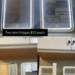 2 Mini refrigerators