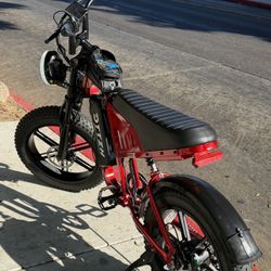 DTTZH 1000W Peak Electric Bike for Adults,, 30 mph-24-60 Miles E-Mountain Bike, 20" x 4" Fat Tire Off-Road Ebike, 48V/15.6Ah