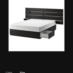 King Platform Bed With Storage