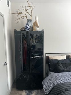 Armoire with LED lighting
