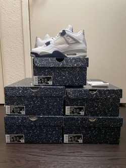 Nike Air Jordan 4 Retro OG Midnight Navy Men’s Size 11.5 And 12 US !! Read Description❤️