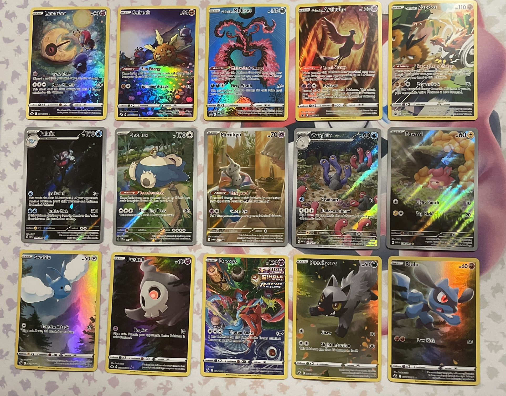 Galarian Gallery & IR Lot Pokemon Cards 