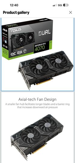NVIDIA GeForce RTX 4070 12GB – Excellent Condition