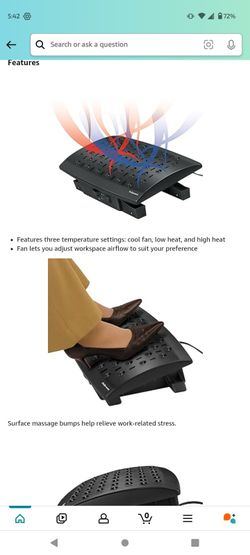 Fellowes Climate Control Foot Rest