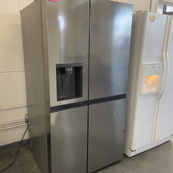 LG STAINLESS STEEL SIDE BY SIDE REFRIGERATOR 