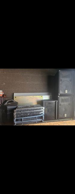 Complete Professional Live Sound PA Analog Studio System