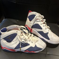  2 Nike Air Jordan Retro  7 - VII Tinker Alternate Olympic GS Size 6.5Y Youth Kids