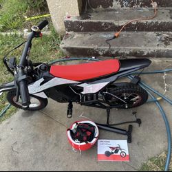 RIXOC DK-12 Moto Eléctrica de Tierra, 3 Modos de Velocidad hasta 15.5 mph, 36V 5.2A Pico 700W Máx 14