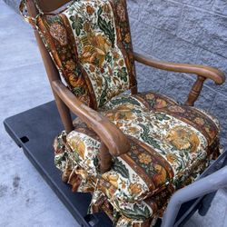 Antique Upholstered Armchair