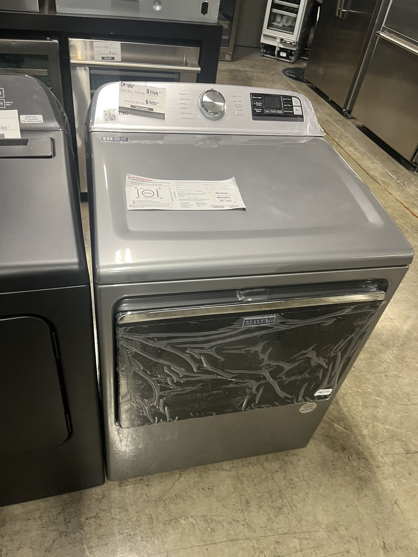 MAYTAG DRYER NEW OPEN BOX