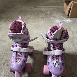 Roller Derby Pearl Adjustable Girl's Roller Skate, Donuts, Size 12-2 Fit