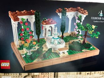 Lego Fountain Garden