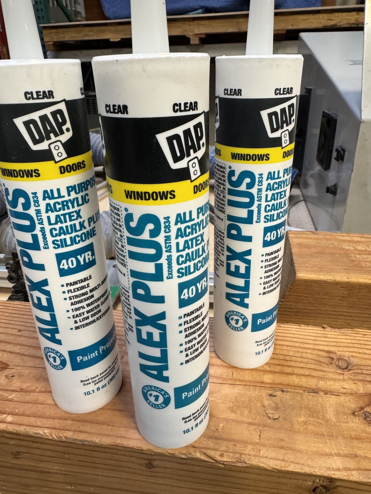 DAP Alex Plus Clear Acrylic Latex Caulk Plus Silicone for Sale in ...