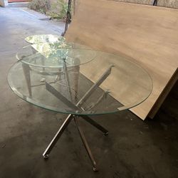 Dining Room - Glass / Chrome $70 Good Cond.