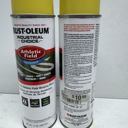 (2) Rust Oleum Field Striping Paint 17oz. $10 Takes Both. Must Pick Up