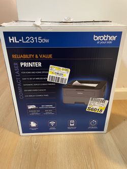Brother HL-L2315DW Wireless Compact Laser Printer – Open Box Like New