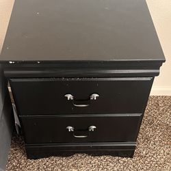Black End Table