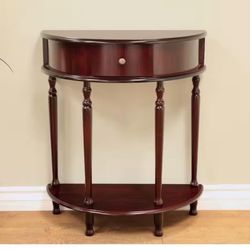 Espresso Storage End Table