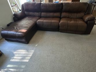 Leather Sectional