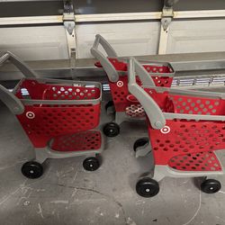 3 kids target shopping carts