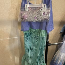 New Mermaid Costume Girl