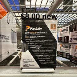 Finish Nails 18 Ga $8.00 2000 