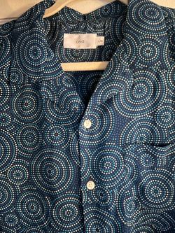 High End brand men’s short sleeve shirt-large