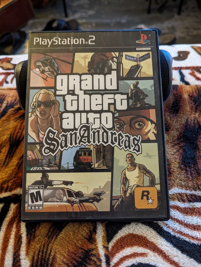 Grand Theft Auto San Andreas GTA San Andreas PS2 PlayStation 2 Game