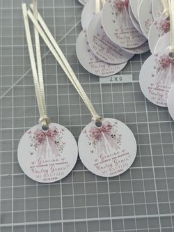 Custom thank you tags or stickers