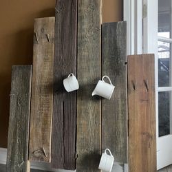53/34 Rustic Wall Decor : Reclaimed Wood Outdoors/ Indoors Decor