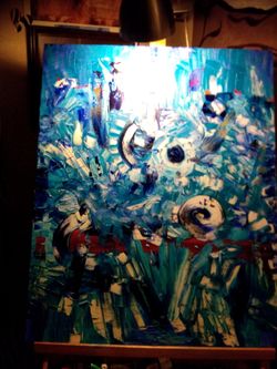 Abstract Oil Painting