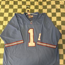 NFL Throwback Houston Oilers Warren Moon Jersey With Tags