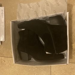 Black Ankle Boots Size 10