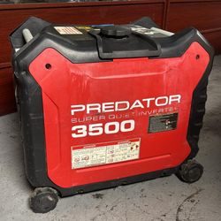 PREDATOR GAS 3500 WATTS INVERTER SUPER QUITE GENERATOR 