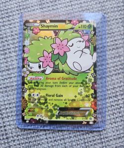 Pokemon Card Tcg Shaymin EX XY Black Star Promo Set