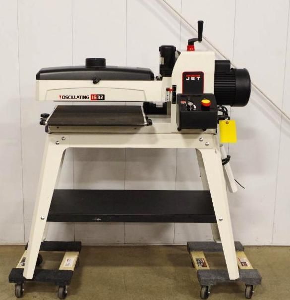 JET 16/32 Oscilating Drum Sander w/ Stand, M/N JWDS-1632OSC, Demo unit, Very low hours