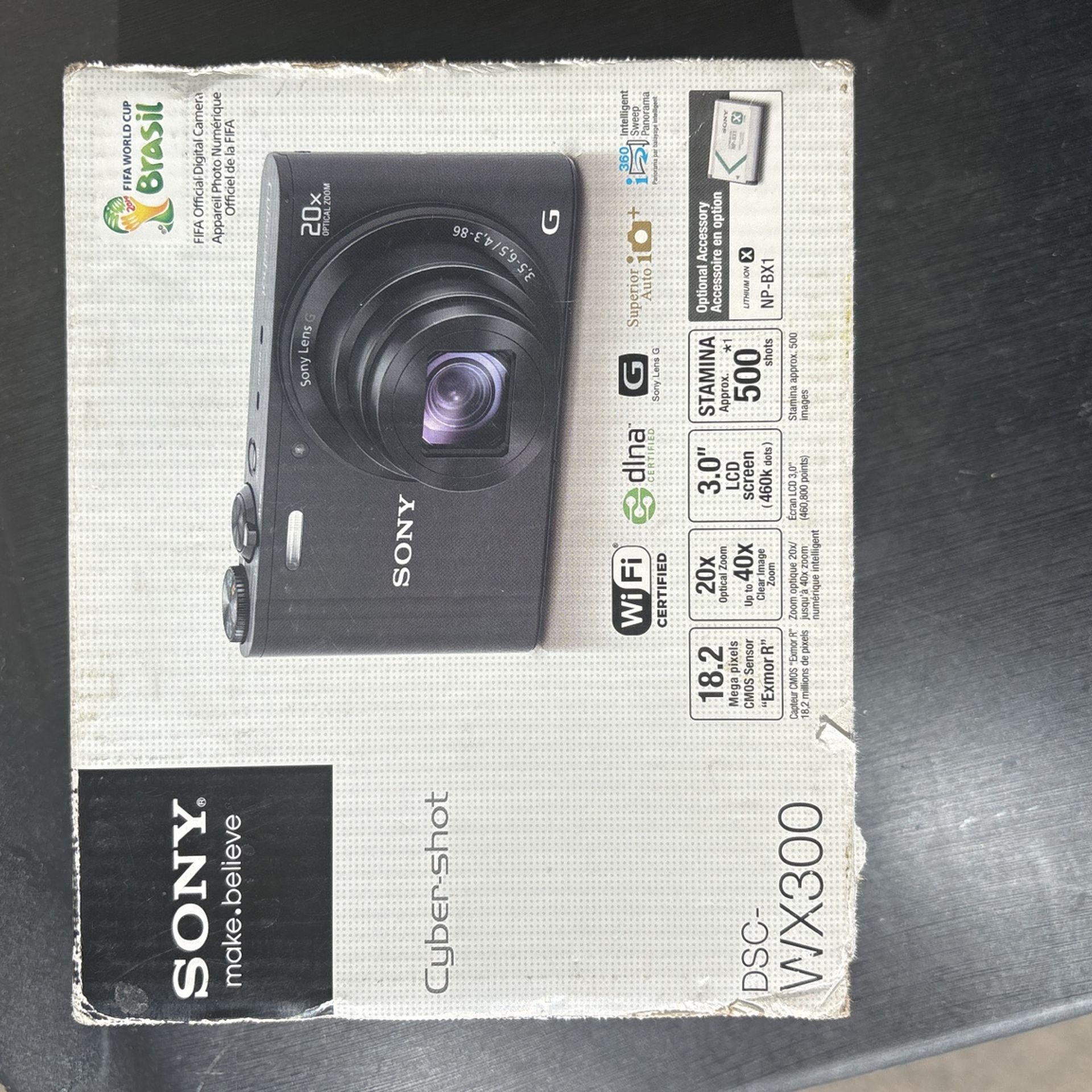 Sony CyberShot DSC WX300 Digital Camera