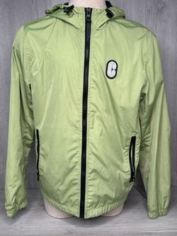Coach Reversible Full Zip Windbreaker Jacket CF797 Green/Charcoal (A1D031670)