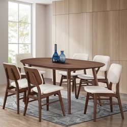 Mid-Century Modern Dining Table Set